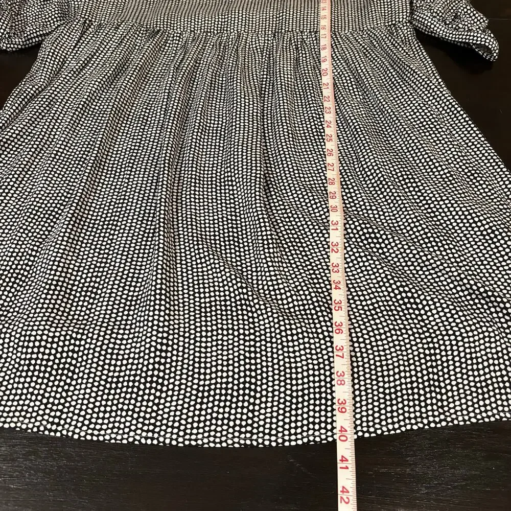 United Colors of Benetton Oversized Lagenlook Cottagecore Smock Dress- Size M - Picture 7 of 7